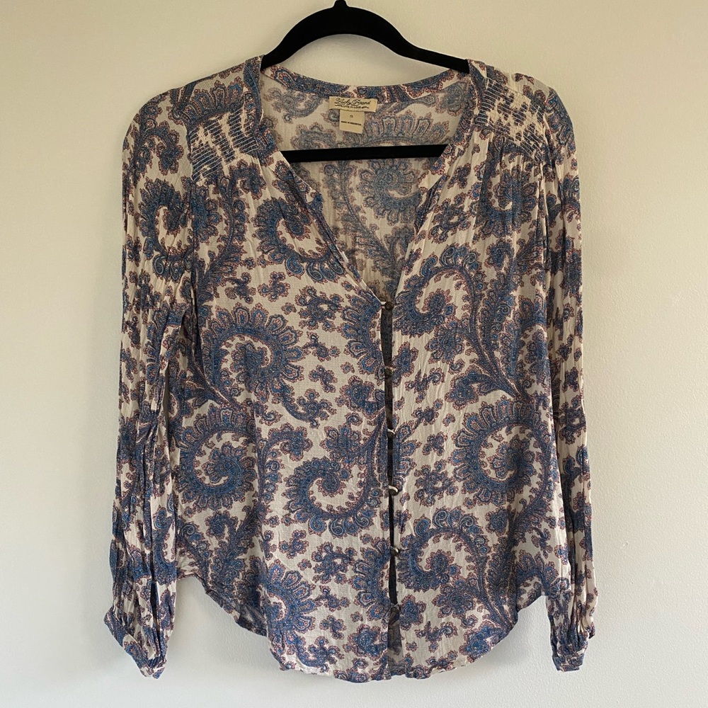 #24 The Lucky Brand button up blouse